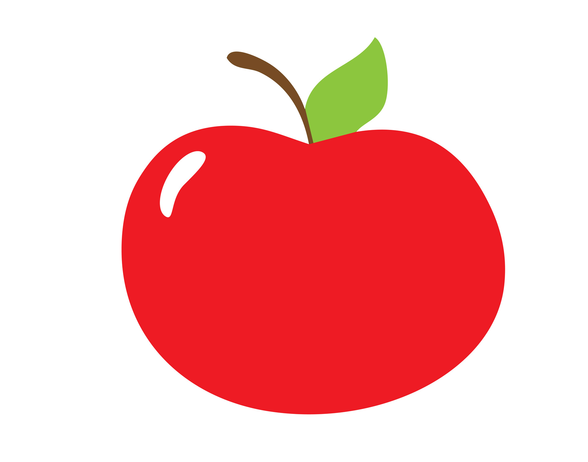 Red Apple Clipart Free Stock Photo - Public Domain Pictures