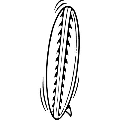 Surfboard Coloring Pages Page 1