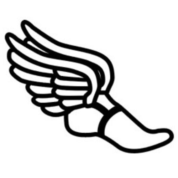 Winged foot clipart
