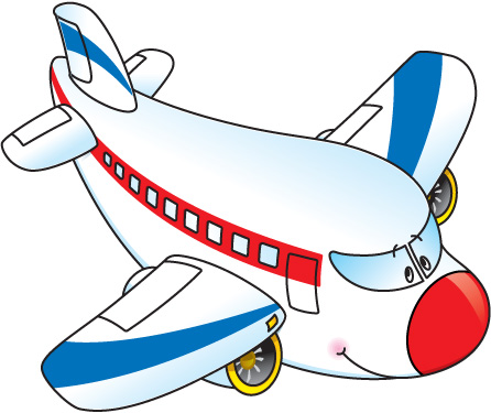 Clip art of airplane