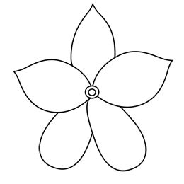 Cartoon Jasmine Flower Drawing