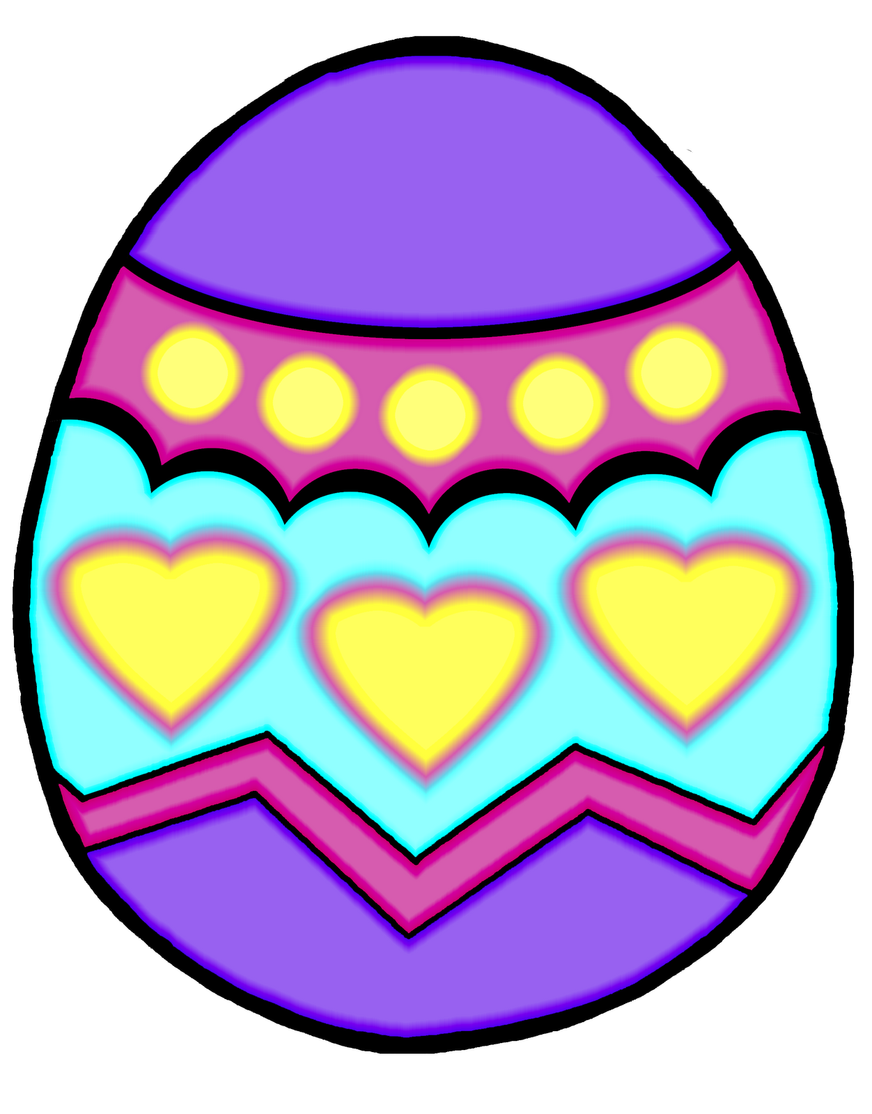 Clip Art Easter Eggs