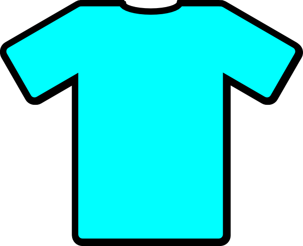Light Blue T Shirt Template - ClipArt Best