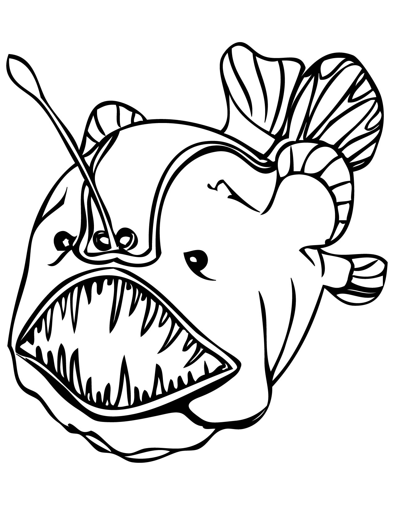 Excellent Coloring Pictures Of Fish 16 #4197