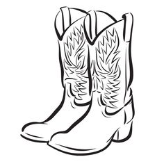 Cowboy Boots Clipart - Tumundografico