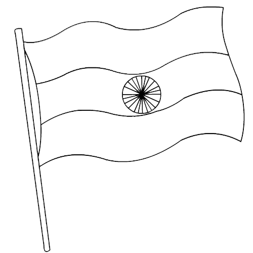 capitablank flag outline Colouring Pages