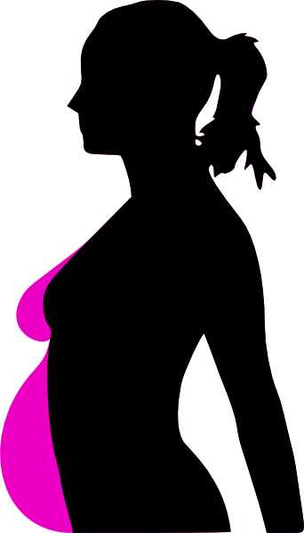 Pregnancy Silhouette 6 Clip Art - vector clip art ...