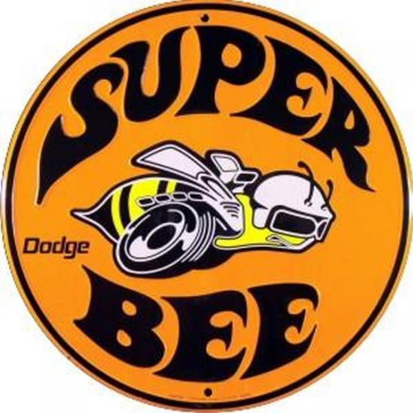 Dodge Super Bee Metal Sign Circle Round Logo Mopar | eBay