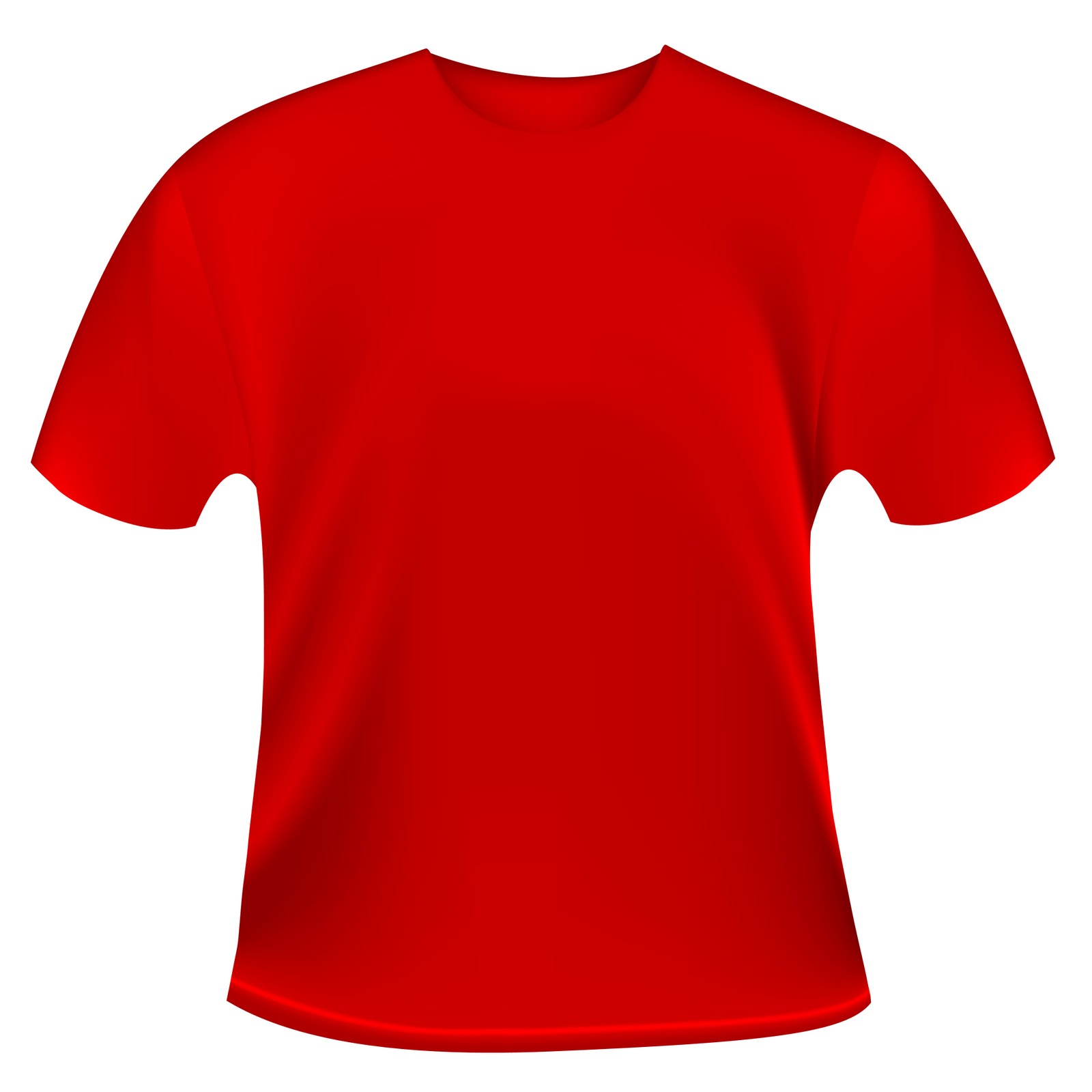 Plain Red T Shirt Template - ClipArt Best