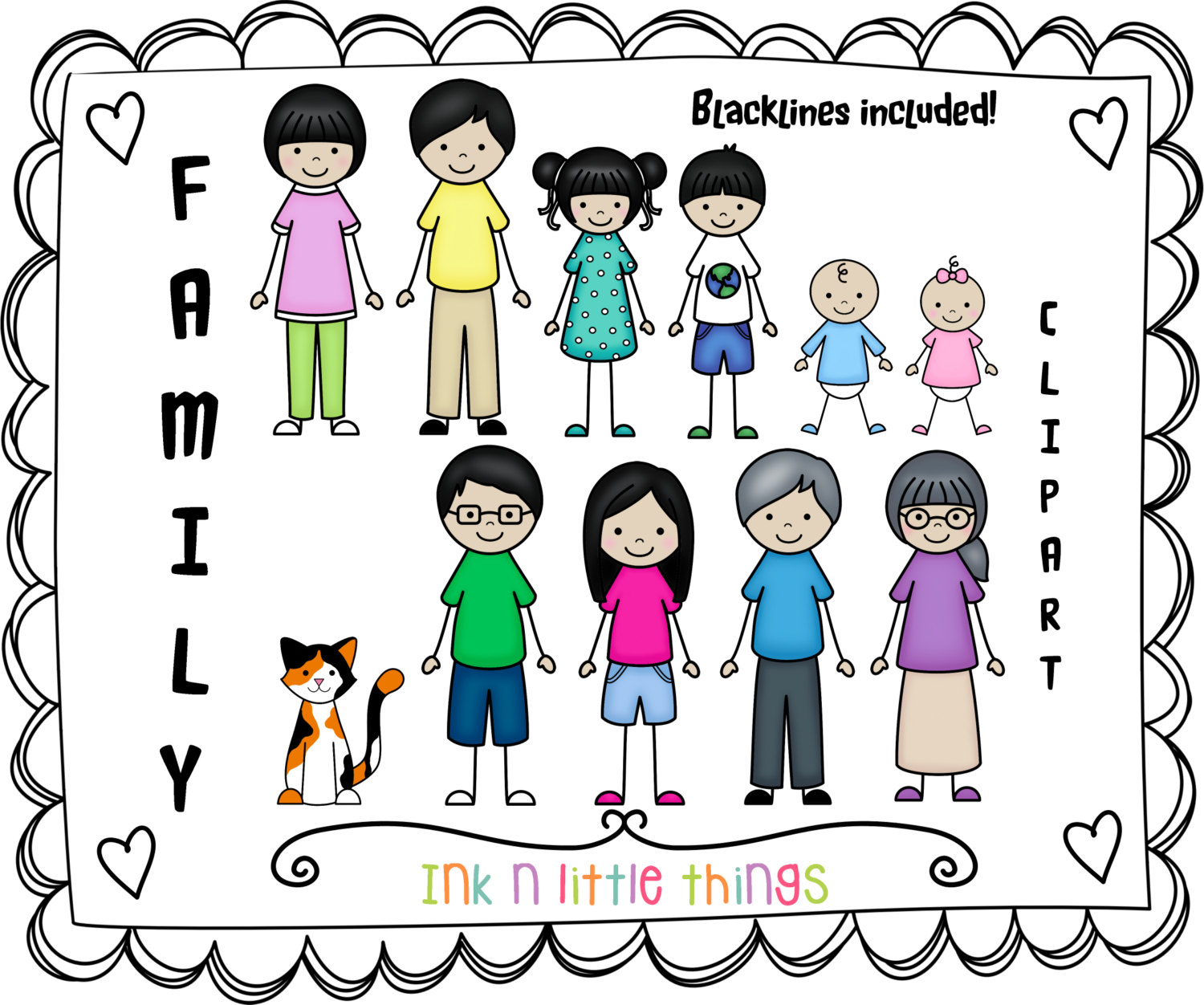 Popular items for rainbow kids clipart on Etsy