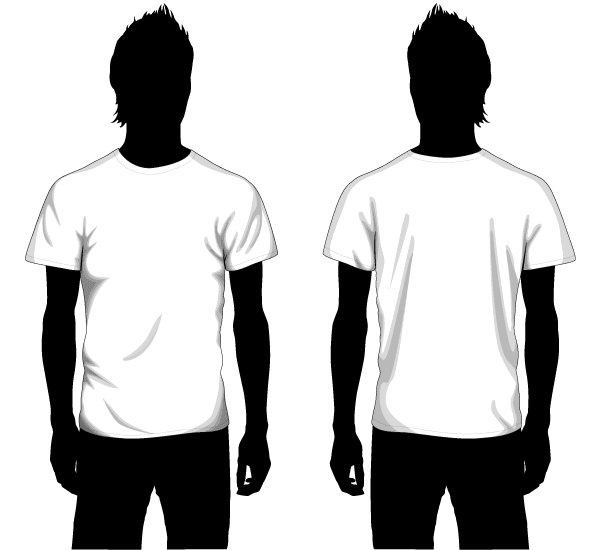 Vector Boys T-shirt Template Front and Back | 123Freevectors