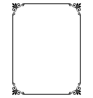 Simple ornamental decorative frame vector 631376 - by 100ker on ...