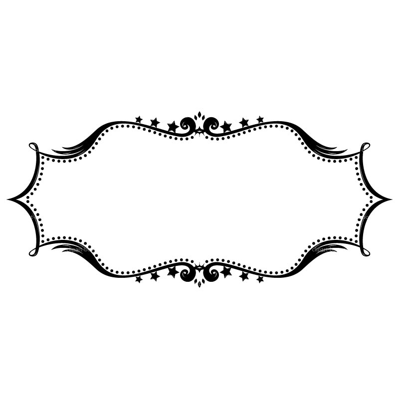 Oval Frame Clipart Black And White - Free Clipart ...
