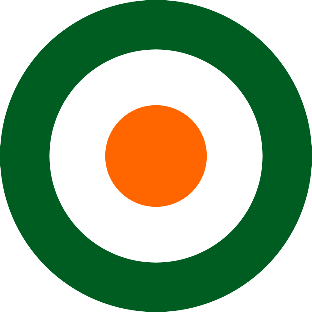 Clip Art: irish air corps roundel flag saint ...