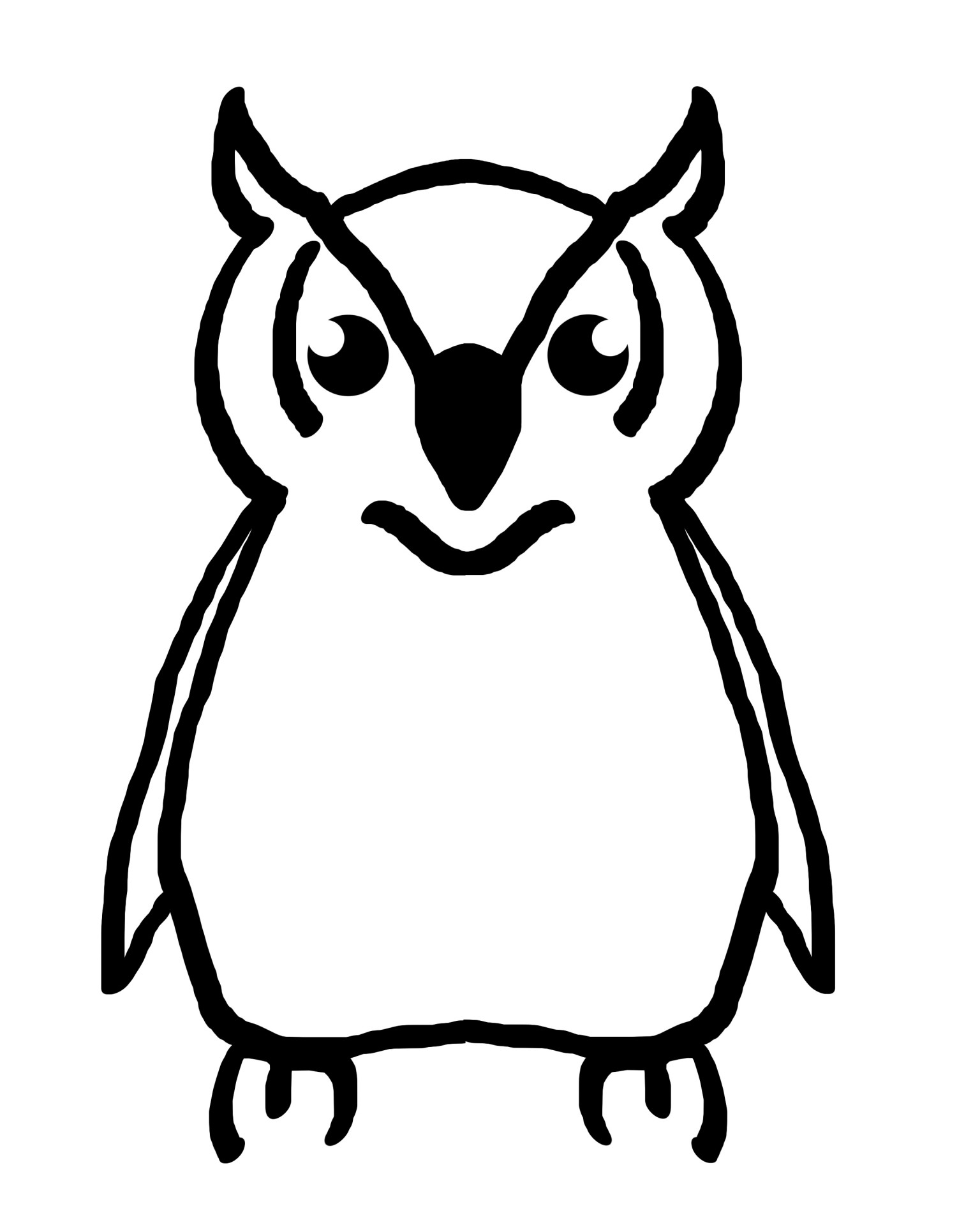 clipart owl outline - photo #32