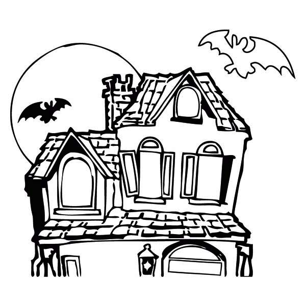 Haunted House Drawings | Holidays and Observances