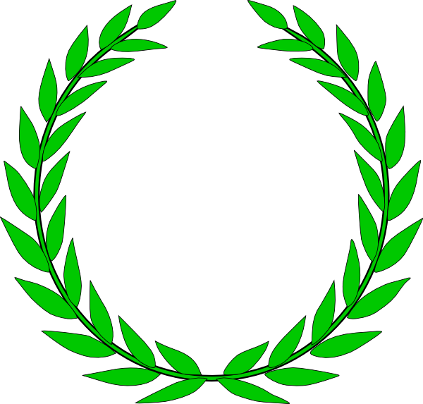 Olive Wreath clip art Free Vector