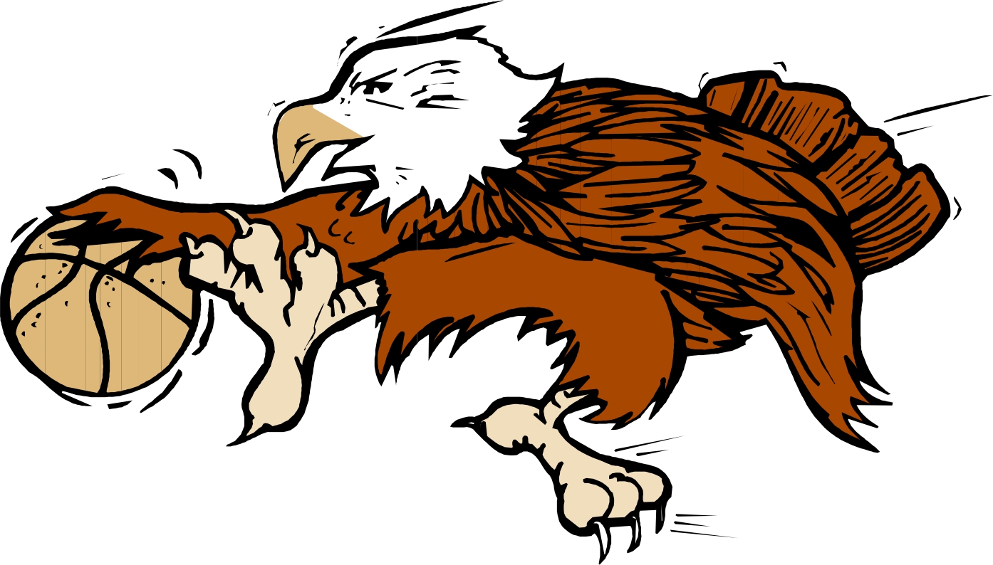 Free eagle basketball clipart
