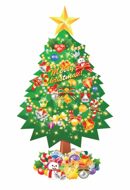 Christmas Tree Vector Illustration | Free Vector Graphics | All ...
