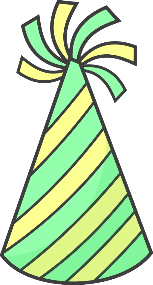 Green Party Hat Clipart Royalty Free Public Domain ...