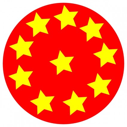 Lingkaran Merah Dengan Bintang Clip Art-vektor Clip Art-vektor ...