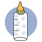 Shiny Baby Bottle Clipart | Bottle & Pacifier Clipart