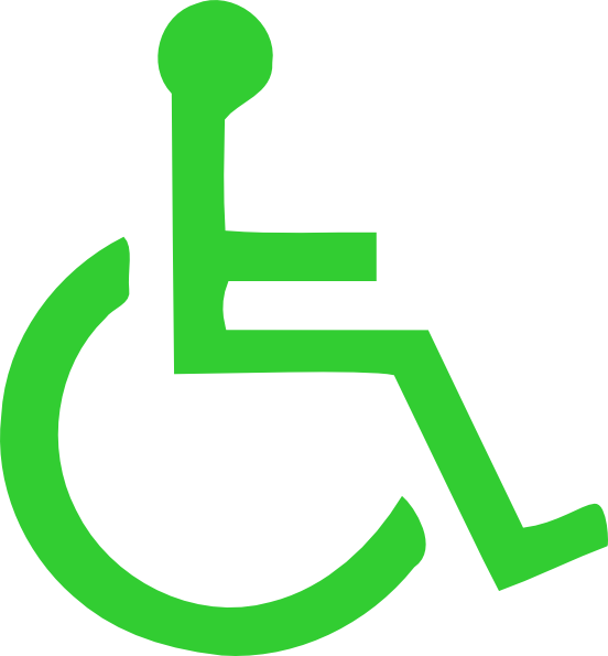 Wheelchair Symbol clip art Free Vector
