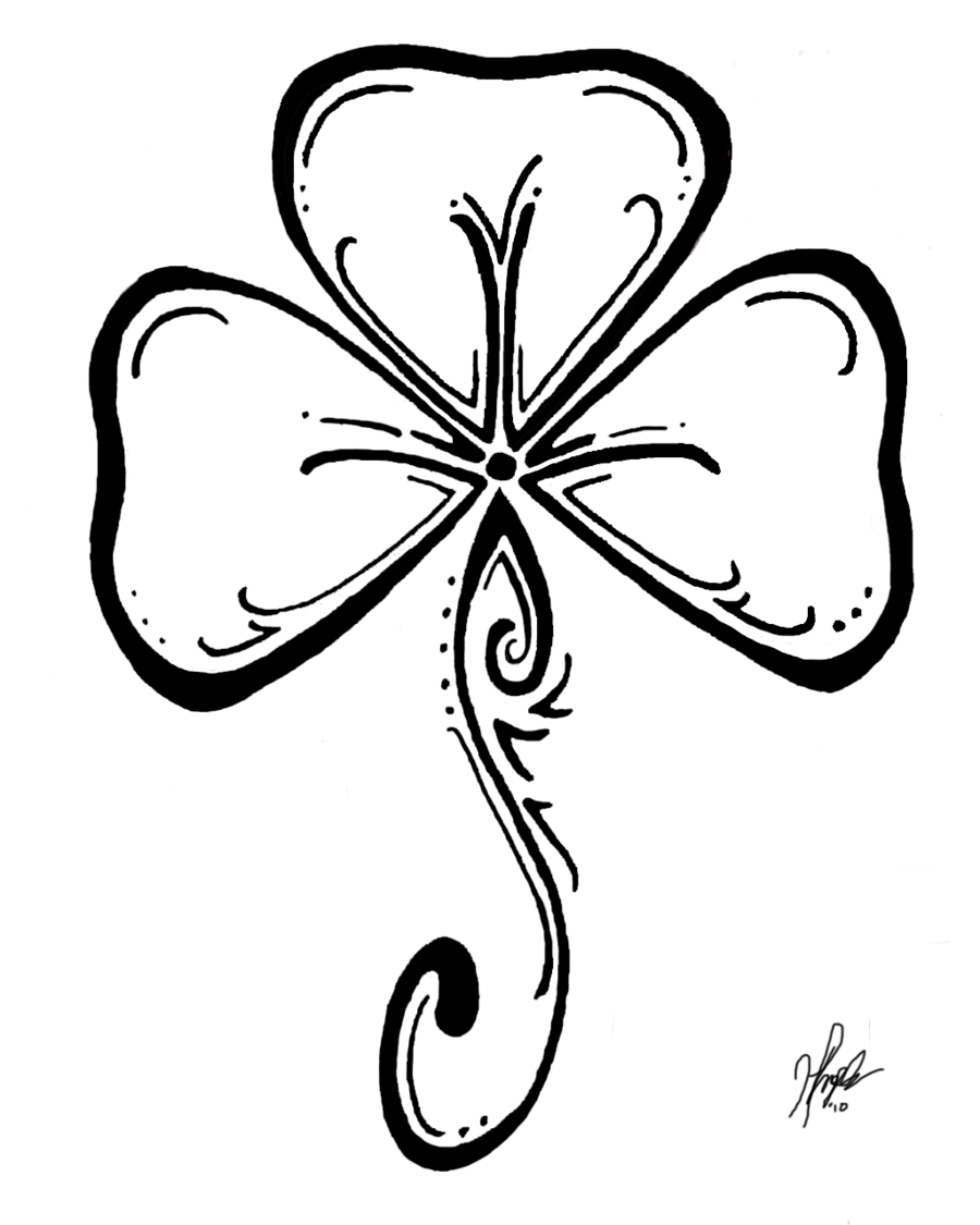 Shamrock Drawings - ClipArt Best