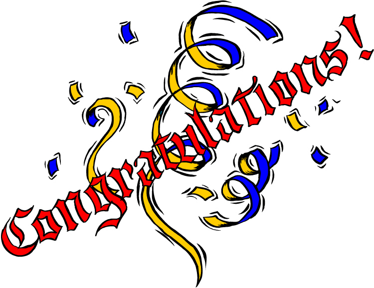 free congratulations clip art images - photo #16