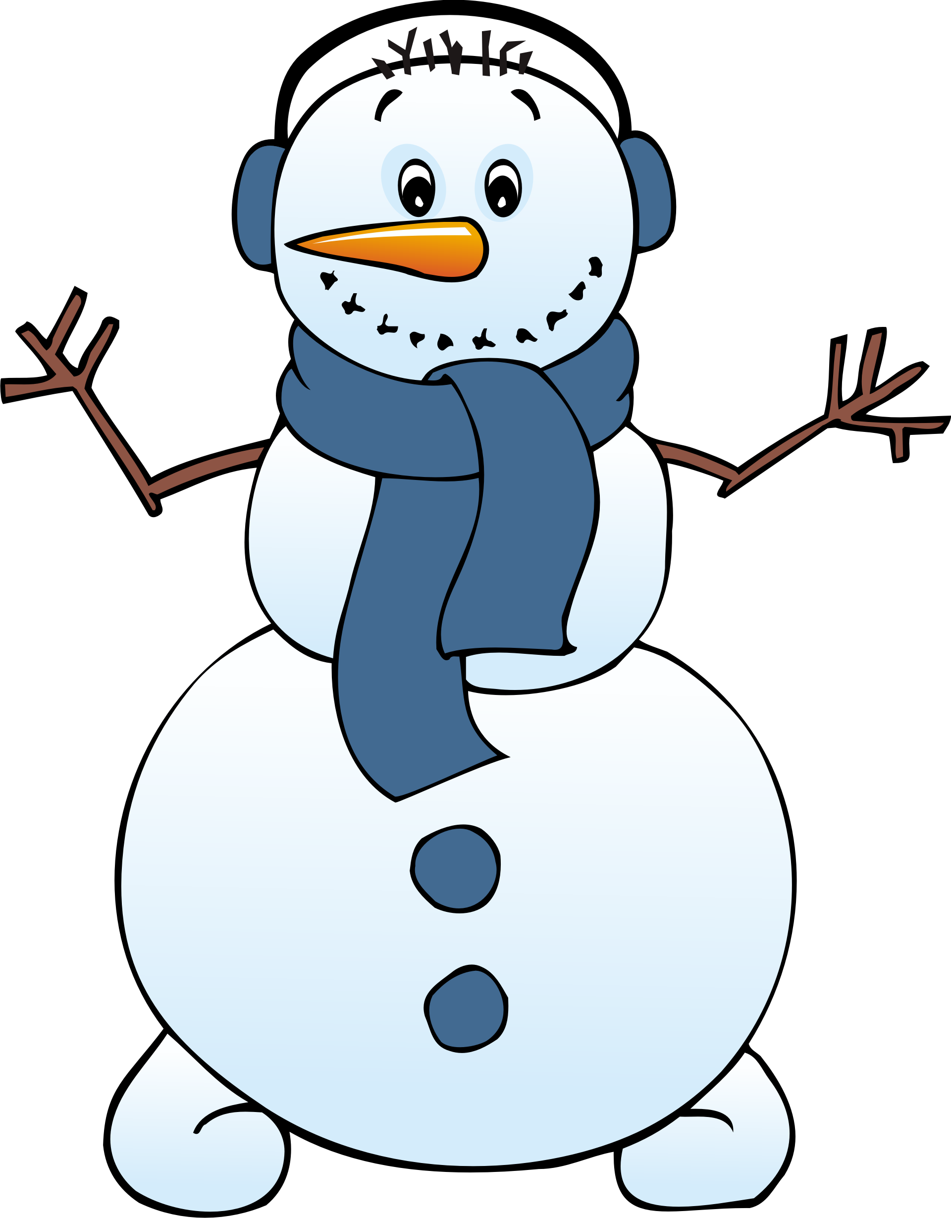 Free Snowman Clipart