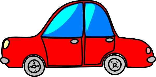 Car Red Cartoon Transport clip art - vector clip art online ...