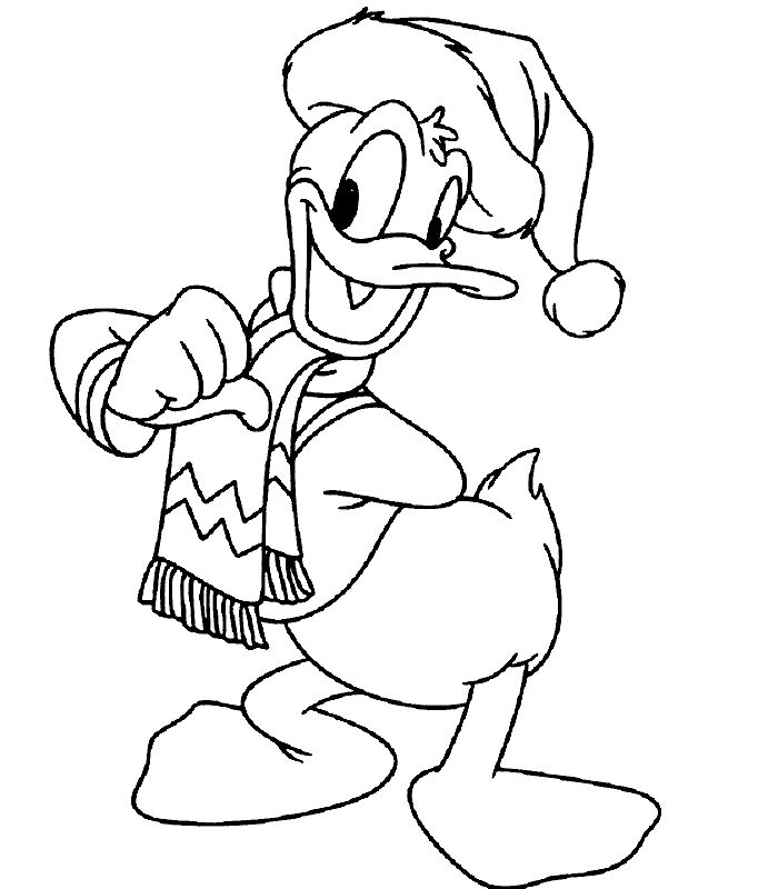 Donald Duck Coloring Pages