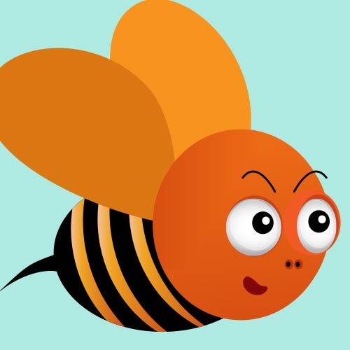 Jomantara: Honey Bee Vector Graphic