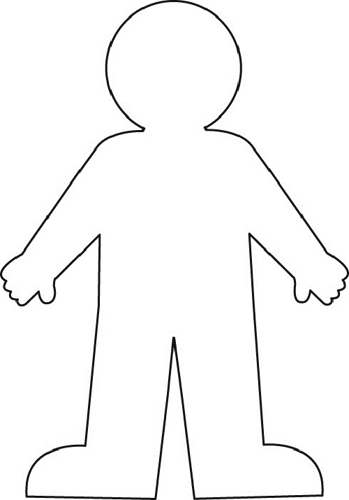 clipart human body outline - photo #8