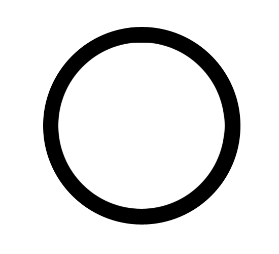 Black circle clipart