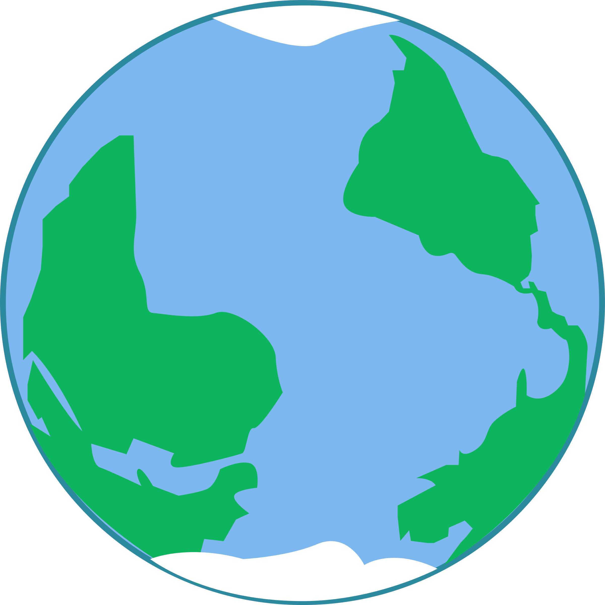 Simple Planet Earth Clipart