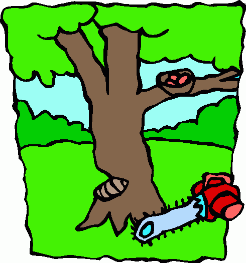 Tree-cutting Clipart