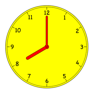 435 clock clip art half hour | Public domain vectors
