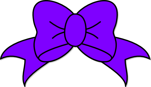 Purple Bow Tie Clip Art Light Pink Hair Bow Clip Art Bows Free Art ...