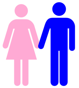 Man and women clipart
