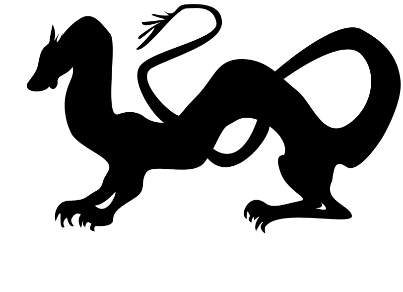 Silhouette Of Dragons - ClipArt Best
