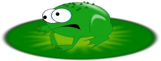 Frog on Lily Pad Clipart - Clipartion.com