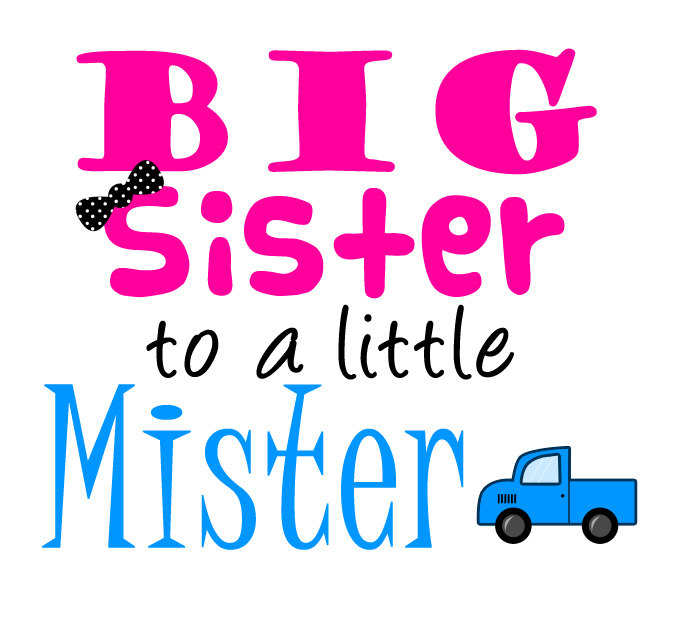 Big Sister Little Sister Clipart