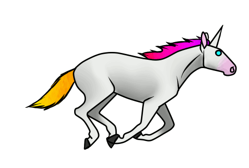 free animated unicorn clipart - photo #32