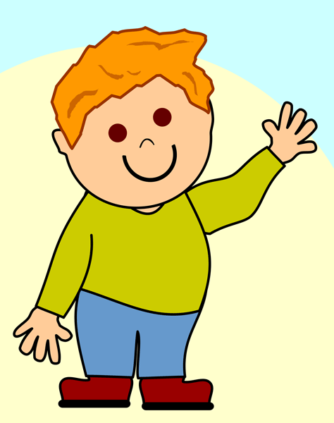 Animated boy clipart