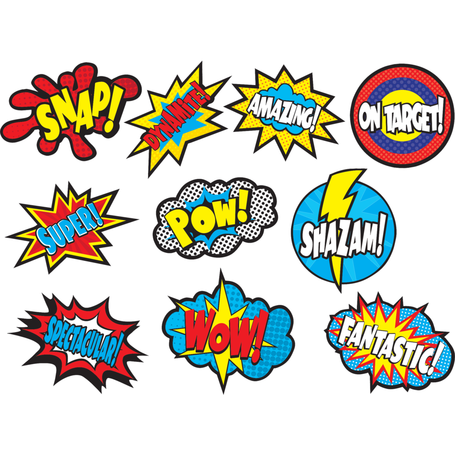 Superhero Sayings Accents - TCR5835 Â« Products | Teacher Created ...