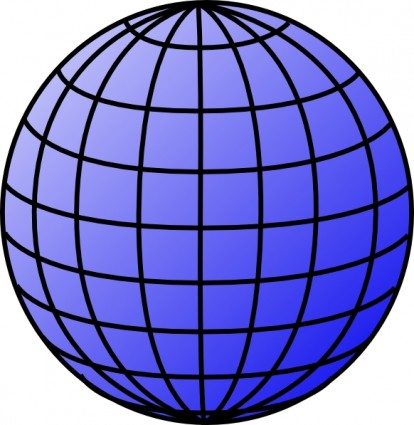 Globe earth on planet clip art and day 2