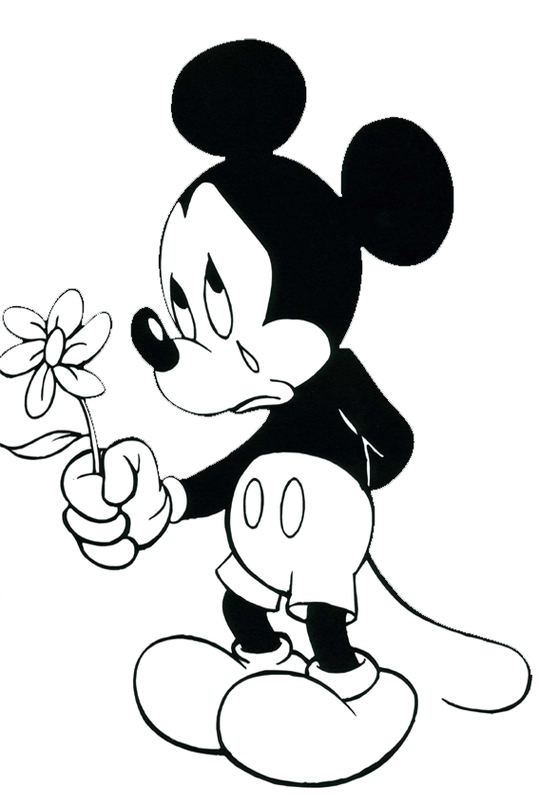 Mickey Mouse Sad Face Clipart - Free to use Clip Art Resource
