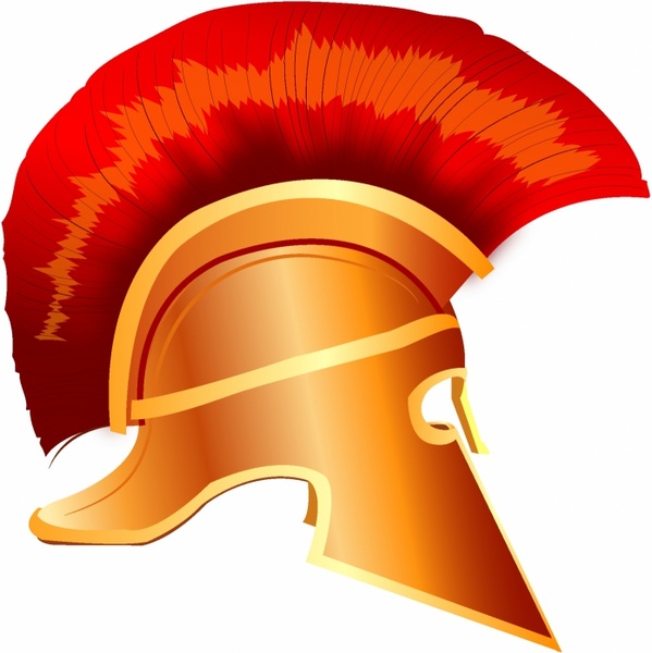 Spartan helmet illustration Free vector in Adobe Illustrator ai ...