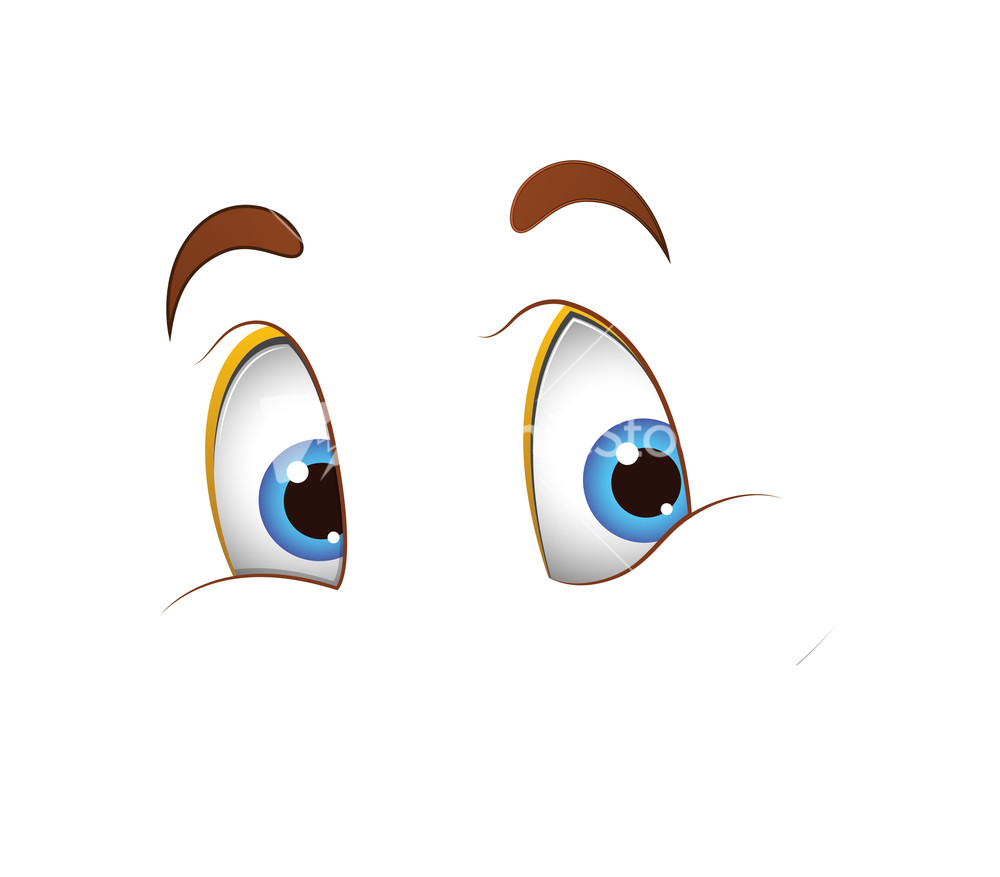 Cute Female Cartoon Eyes